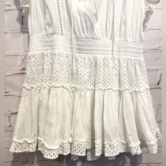 MISA Los Angeles Sarika Mini Dress – White – Size Large - Picture 5 of 8